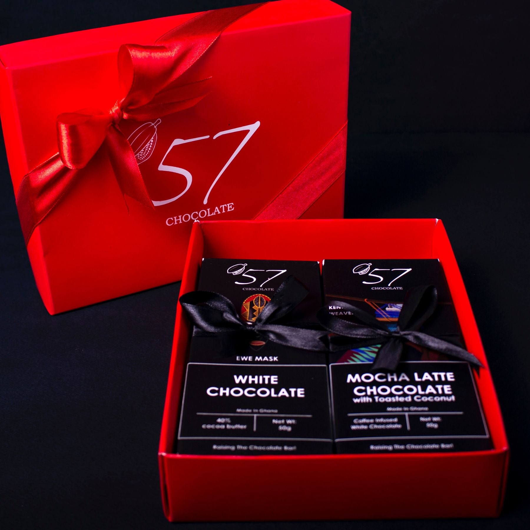 Ghana Dark, Milk & White Chocolate Gifts