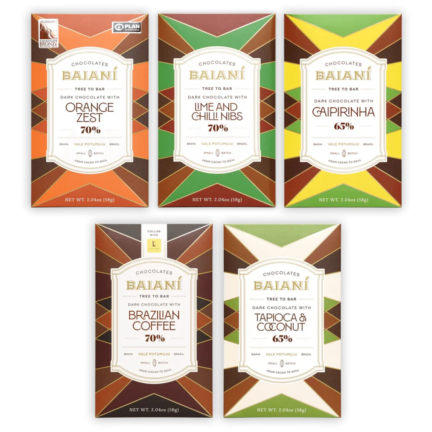 Baianí Chocolates Inclusion Chocolate Bundle