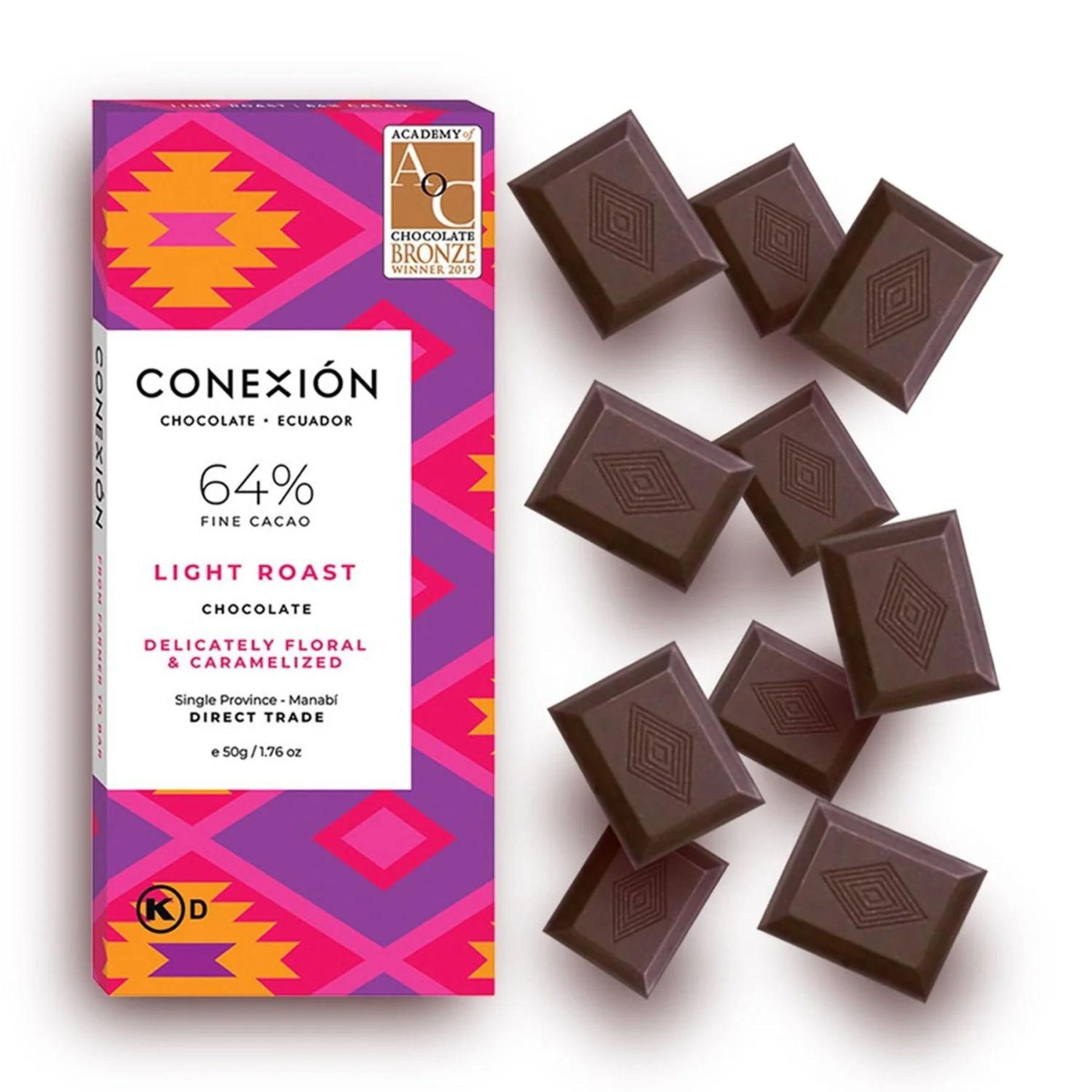 Ecuador Dark, Milk & White Chocolate Bars - Award-Winning
