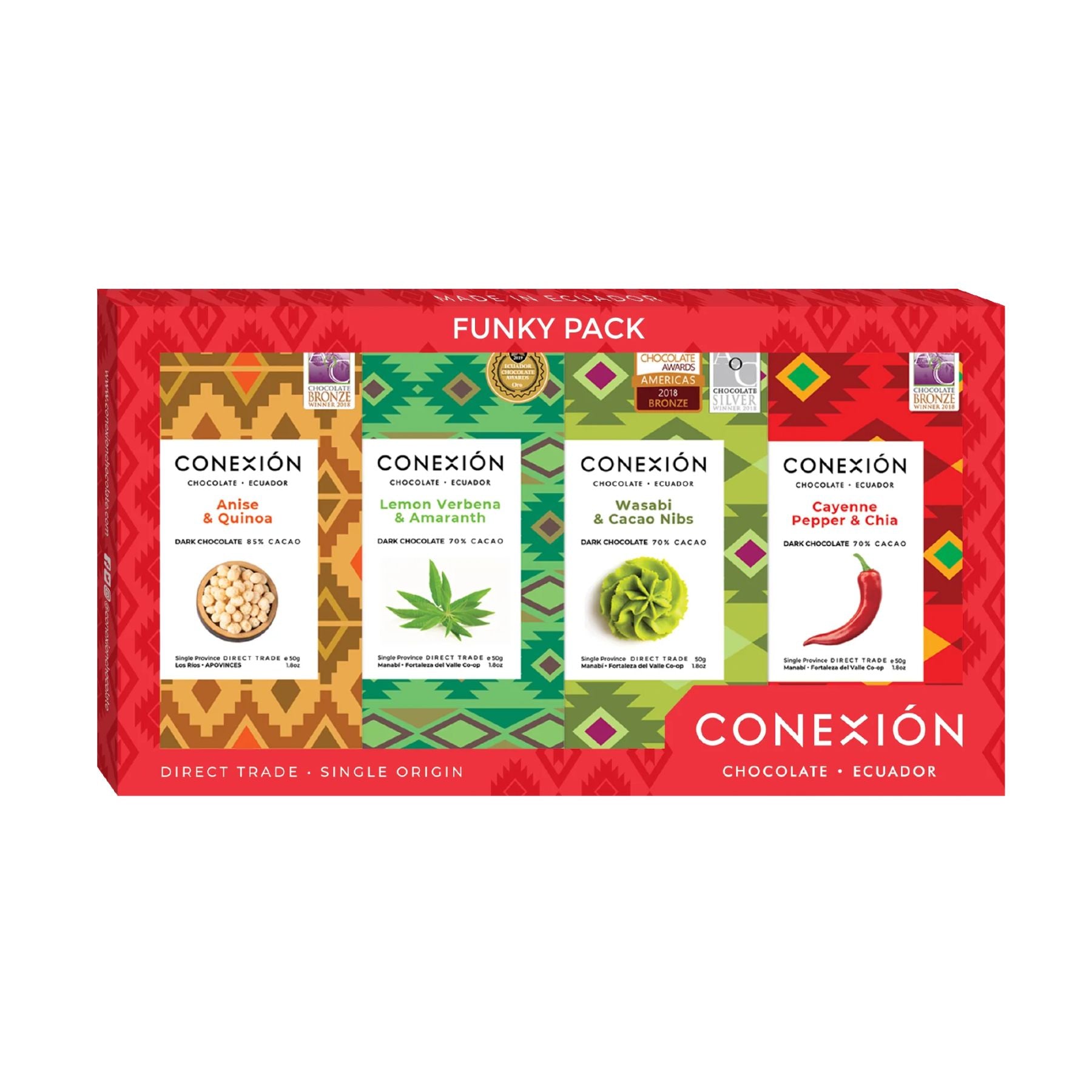Ecuador Chocolate Bars Gift Boxes - Award-Winning