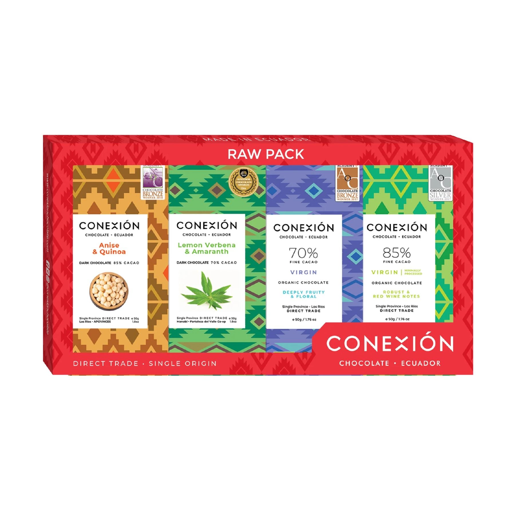 Ecuador Chocolate Bars Gift Boxes - Award-Winning