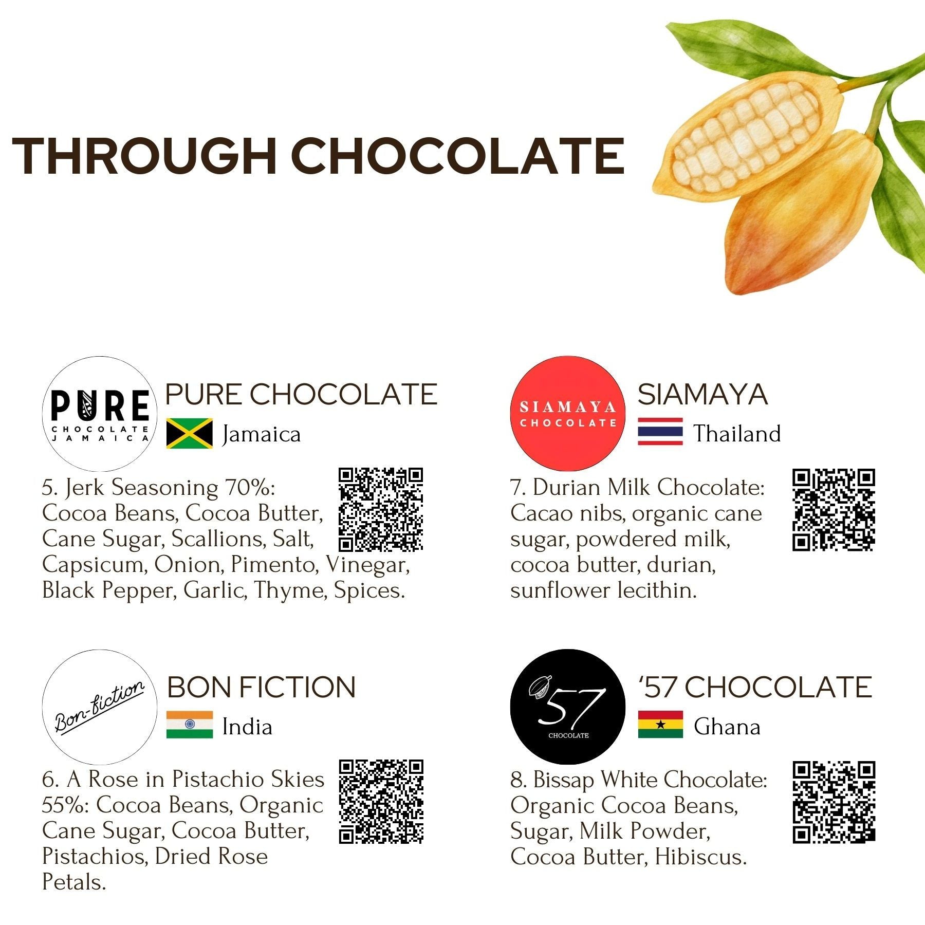 Travel the World through Chocolate Tasting Experience (Free Shipping)