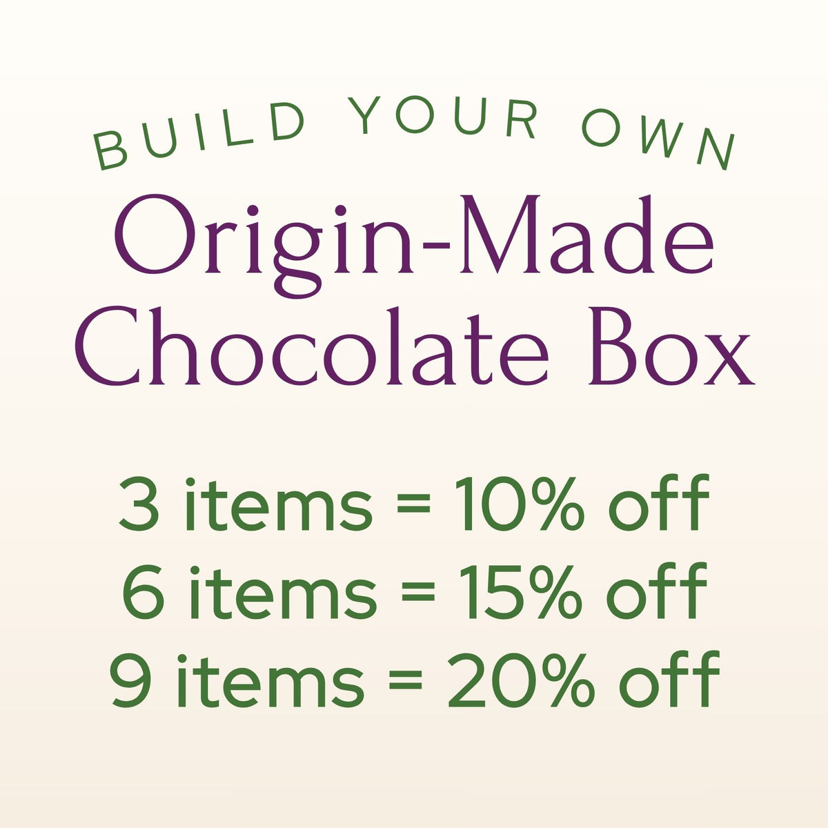 Build Your Own Chocolate Box | Origin-Made, Fair & Direct Trade