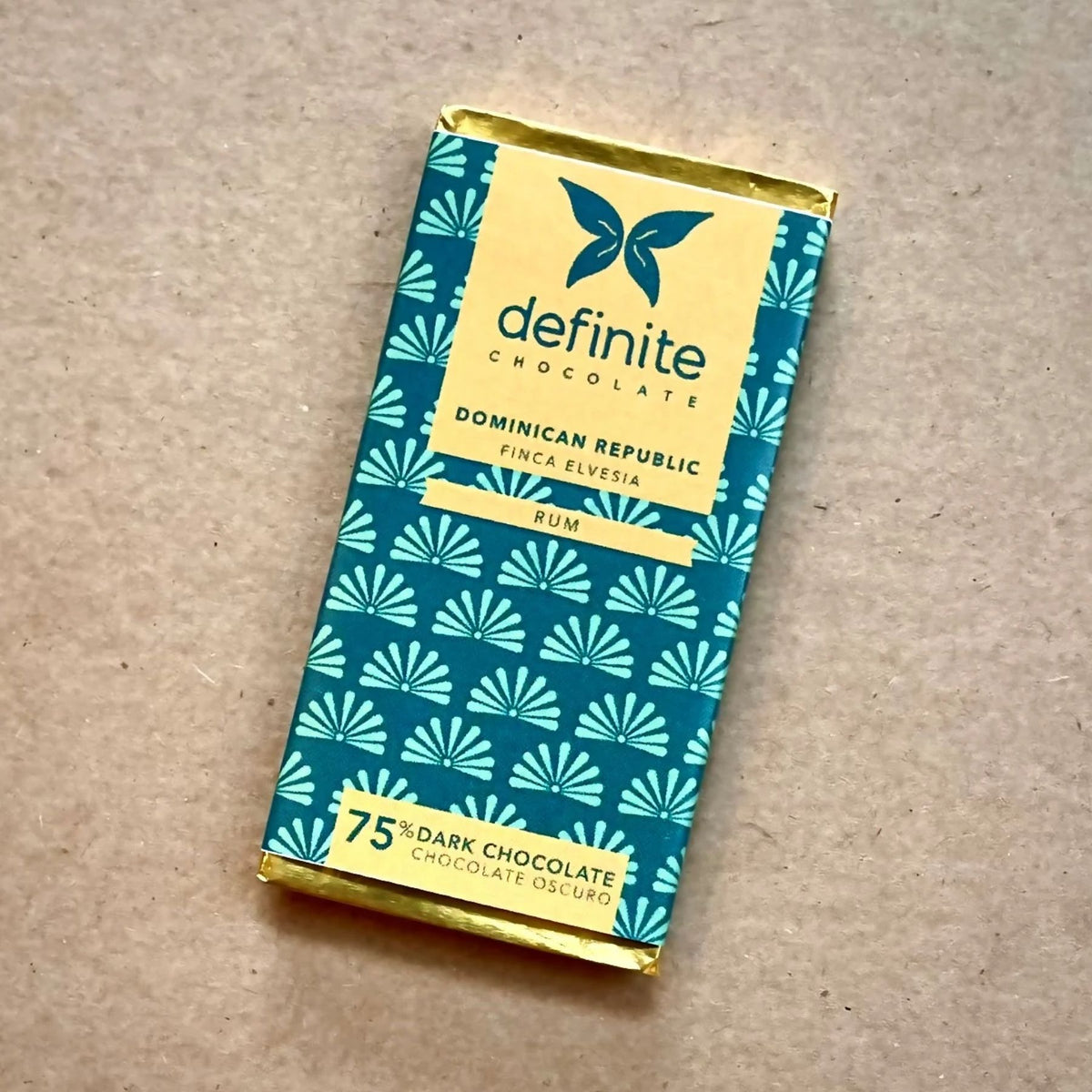 Definite Chocolate Dominican Republic Rum 75% Finca Elvesia - 12g mini bar
