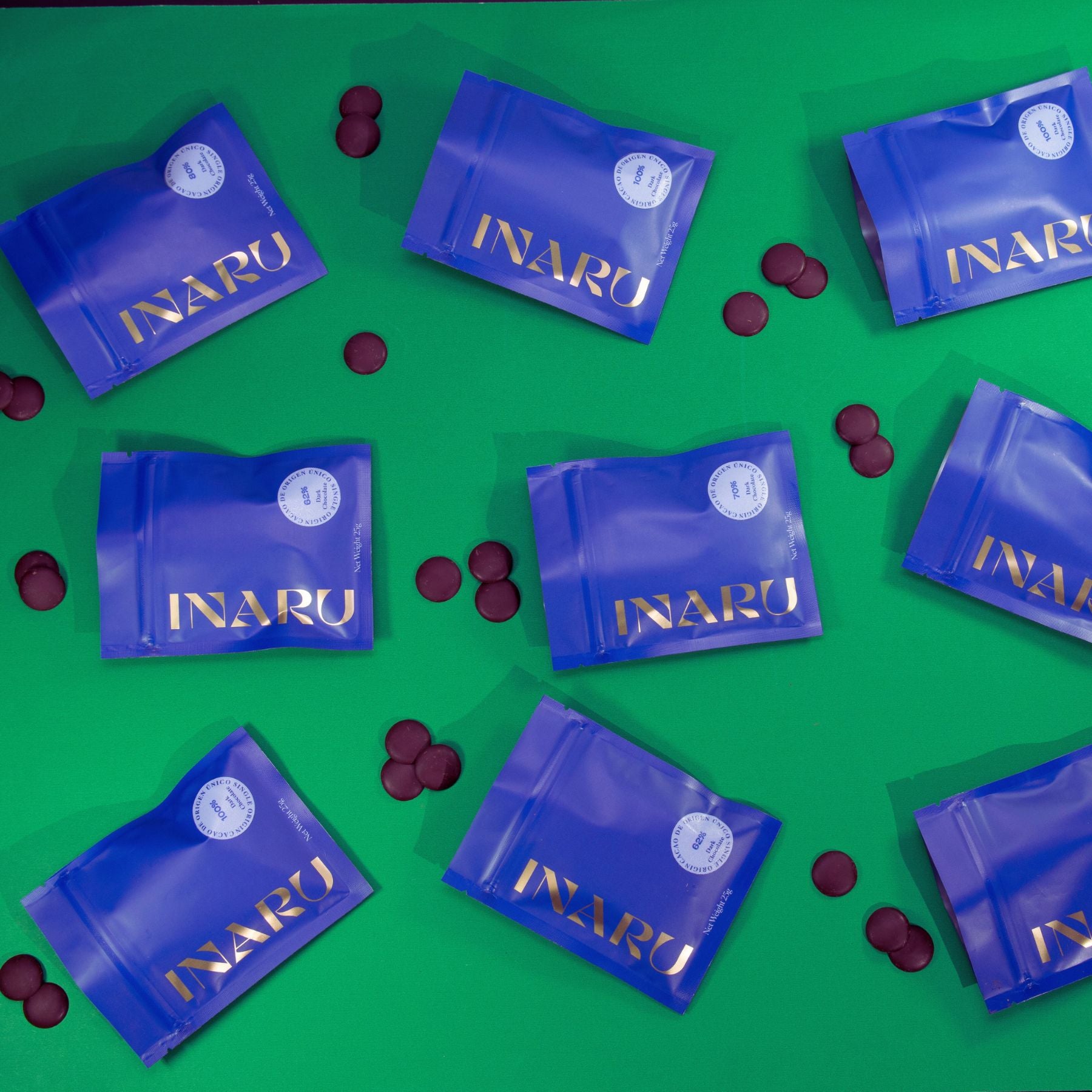 INARU Dominican Republic 70% Dark Chocolate Cocoa Rounds
