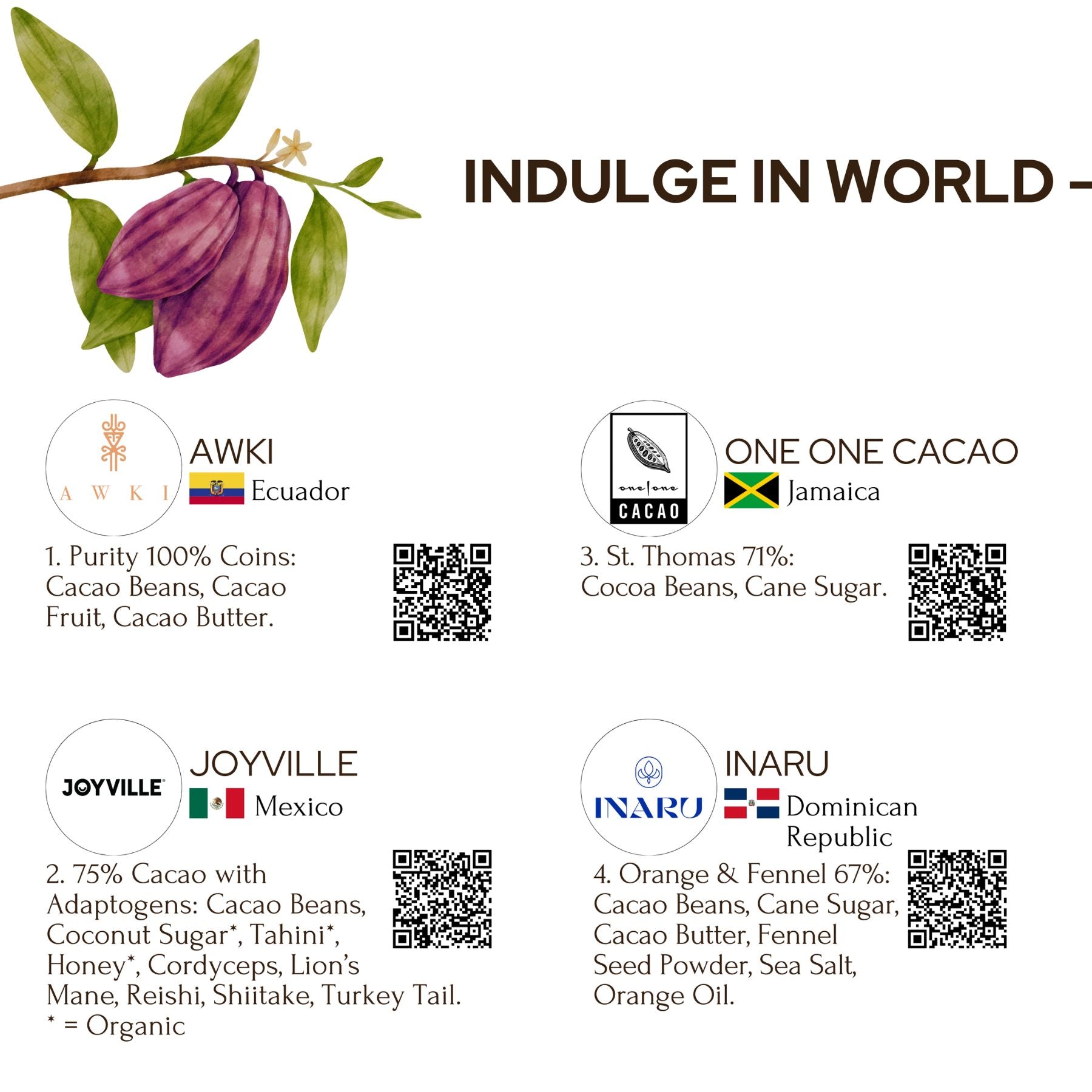 Indulge in World-Changing Chocolate Tasting Experience (Free Shipping)