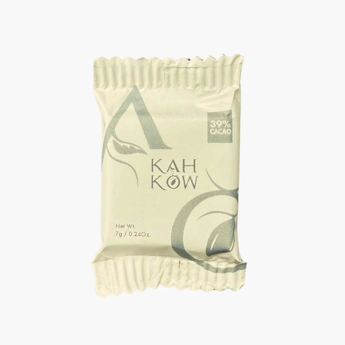KahKow Dominican Republic 39% Vegan White Chocolate - 7g Bite-Sized Bar