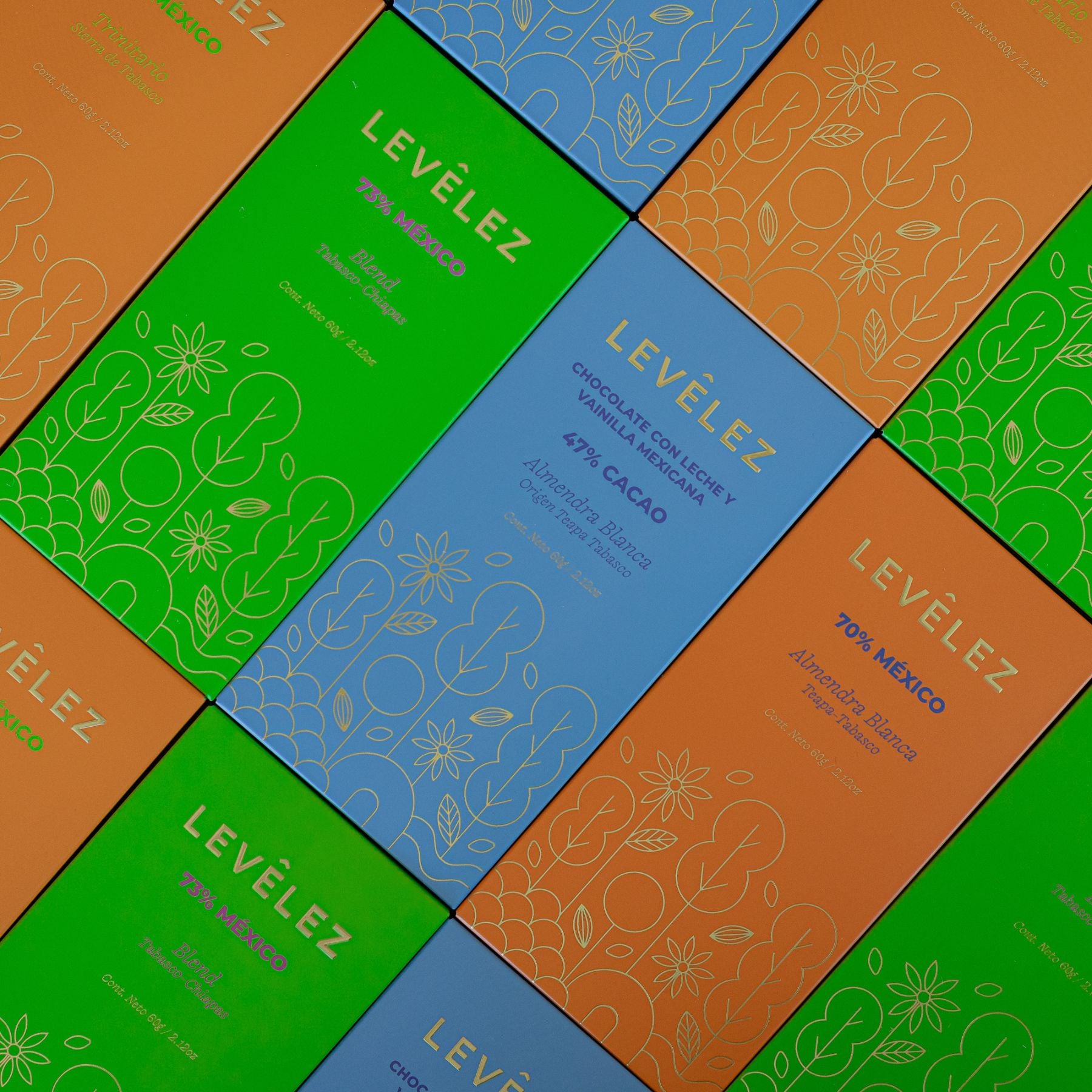 Mexico Dark & Milk Chocolate Bars - with Pure Fruit