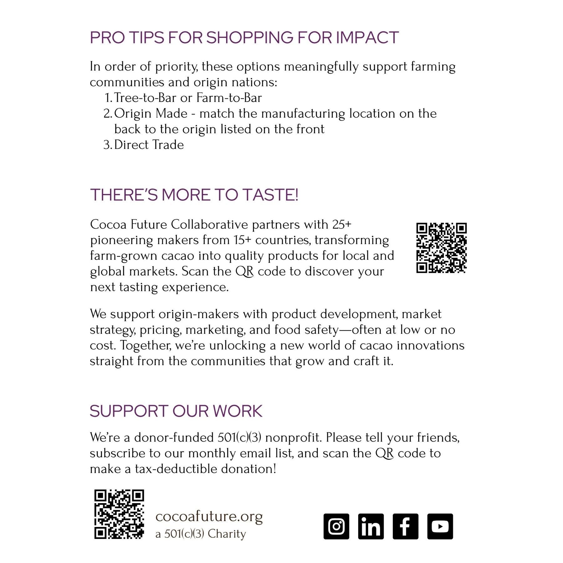 Taste Chocolate from The Source Tasting Experience (Free Shipping)