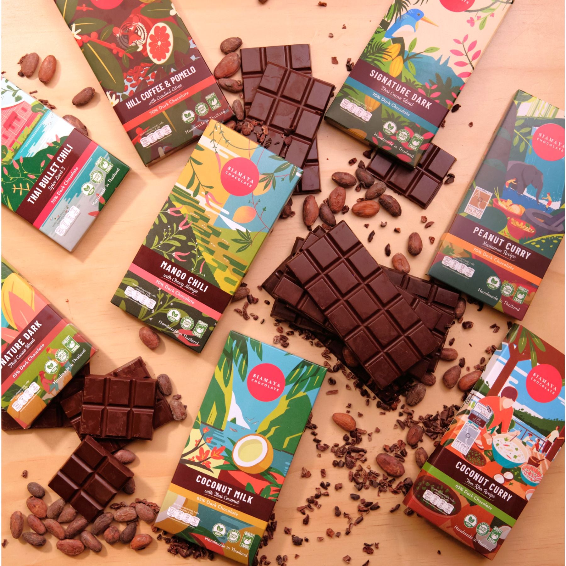 Thai Cuisine-Inspired Chocolate Bars