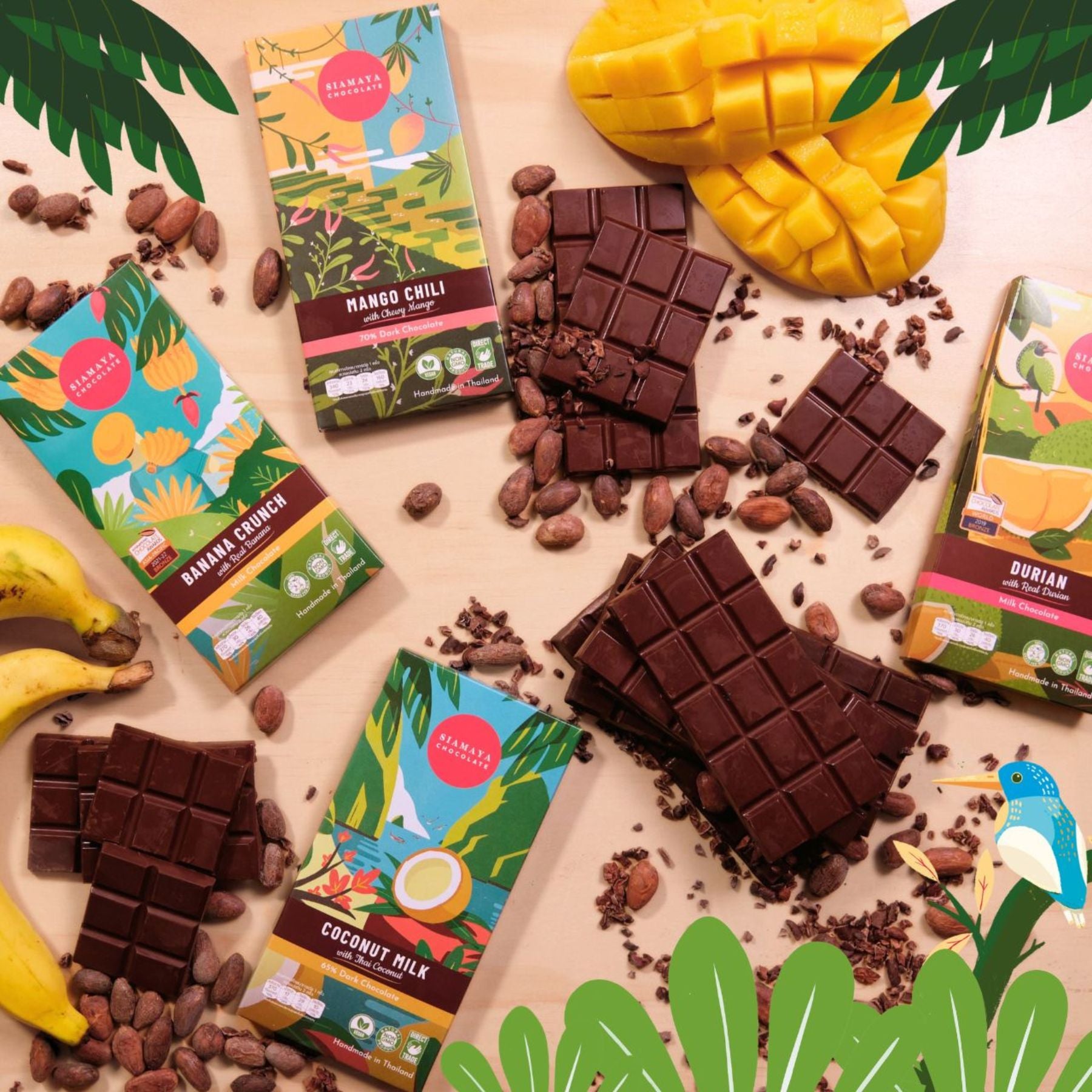 Thai Cuisine-Inspired Chocolate Bars