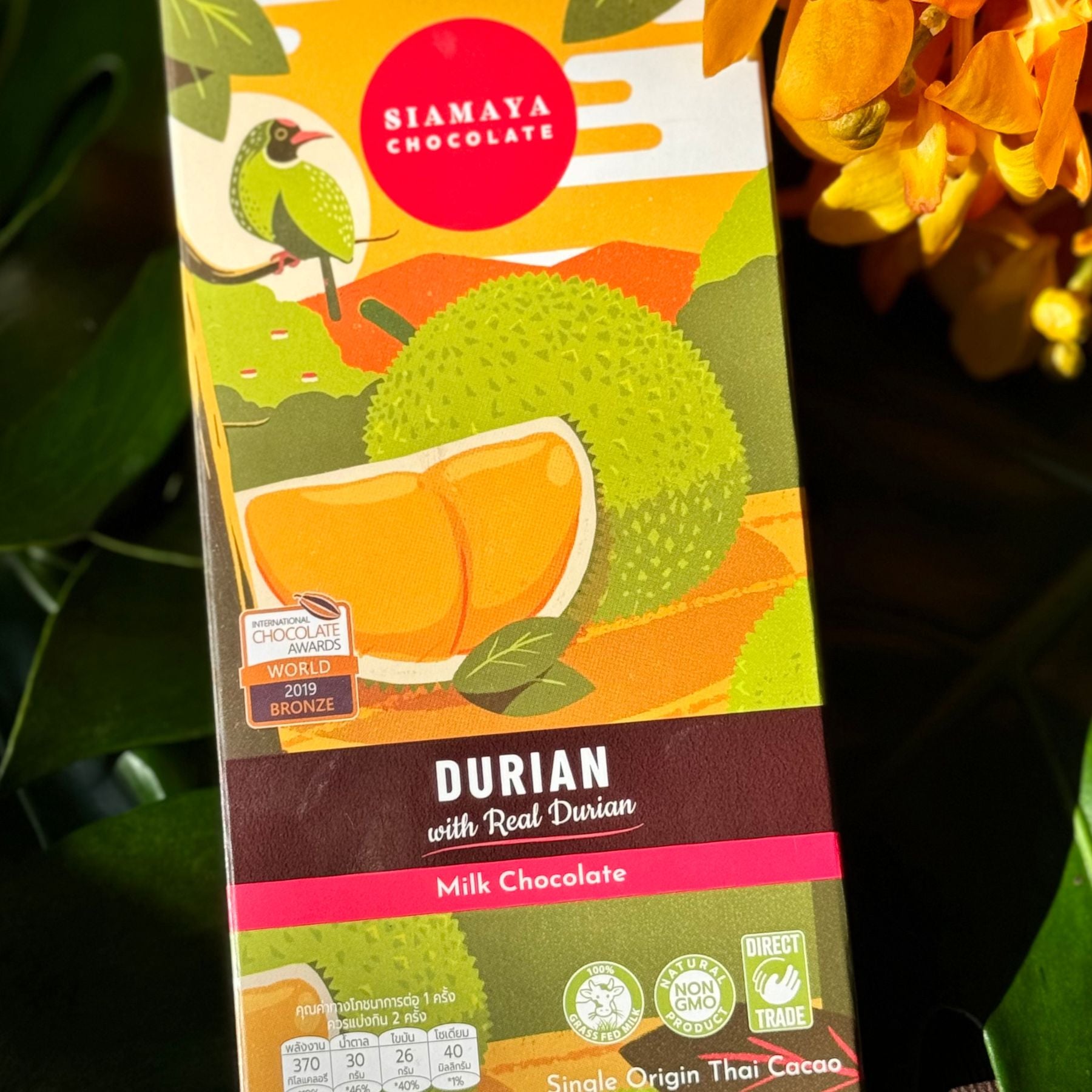 Siamaya Thailand Durian Milk Chocolate